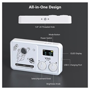 Vrig FD-98 Dobbel farge LED-fyllelys - 2500K-9000K