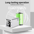 W05 1080p mini-WiFi-overvåkningskamera for innendørs bruk med nattesyn - hvit