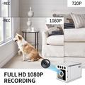 W05 1080p mini-WiFi-overvåkningskamera for innendørs bruk med nattesyn - hvit