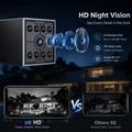W09 WiFi HD-minisikkerhetskamera med bevegelsesdeteksjon - svart