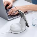 W11 Snegledesign MagSafe trådløs lader med nattlys - hvit