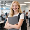 W156U2 15.6" Full HD bærbar skjerm med avtakbart skinnomslag – svart