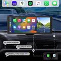 W514A 10.26" Dash Cam CarPlay-skjerm med AHD-kamera med to opptak