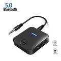WB5 2-i-1 Bluetooth 5.0 Bluetooth-sender og -mottaker for TV, PC, bil - svart