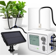 WD-01GD Smart vanningssystem for solcelleanlegg - dobbel pumpe, timer, justerbare dryppdyser