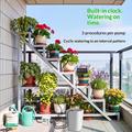 WD-01GD Smart vanningssystem for solcelleanlegg - dobbel pumpe, timer, justerbare dryppdyser