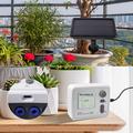 WD-01GD Smart vanningssystem for solcelleanlegg - dobbel pumpe, timer, justerbare dryppdyser