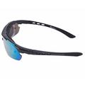 WEST BIKING Motorsykkel Sykkelbriller Multilayer Mirror Lens Powersports Solbriller Goggles - Svart