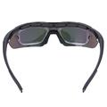 WEST BIKING Motorsykkel Sykkelbriller Multilayer Mirror Lens Powersports Solbriller Goggles - Svart