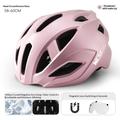 West Biking YP0708136 Sykkelhjelm med magnetisk visir - Rosa
