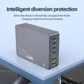 WLX-F8A 6-porters 220W GaN-stasjon for stasjonær lading - grå