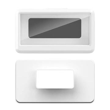 Veggmontert vanntett telefonholder for baderom - 6.8" - hvit