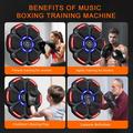 Veggmontert smart boksemaskin med musikk - svart