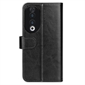 Honor 90 Lommebok-deksel med Magnetisk Lukning - Svart