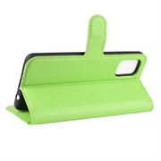 Samsung Galaxy A51 5G Lommebok-deksel med Magnetisk Lukning - Grønn