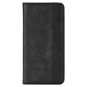 Xiaomi Redmi Turbo 4/Poco X7 Pro Lommebok-deksel med Magnetisk Lukning - svart