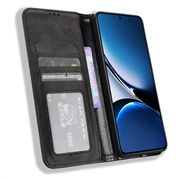 Xiaomi Redmi Turbo 4/Poco X7 Pro Lommebok-deksel med Magnetisk Lukning - svart