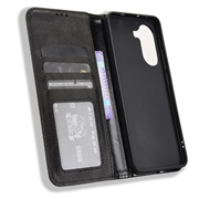 Xiaomi Redmi Turbo 4/Poco X7 Pro Lommebok-deksel med Magnetisk Lukning - svart