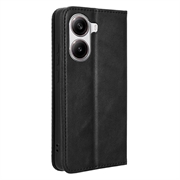 Xiaomi Redmi Turbo 4/Poco X7 Pro Lommebok-deksel med Magnetisk Lukning - svart