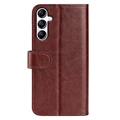 Samsung Galaxy A34 5G Lommebok-deksel med Magnetisk Lukning - Brun