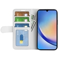 Samsung Galaxy A34 5G Lommebok-deksel med Magnetisk Lukning - Hvit