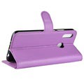 Huawei Nova 3 Lommebok-deksel med Stativ - Lilla
