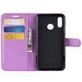 Huawei Nova 3 Lommebok-deksel med Stativ - Lilla