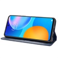 Huawei P Smart 2021 Lommebok-deksel med Magnetisk Lukning - Blå