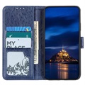 OnePlus Nord N10 5G Lommebok-deksel med Magnetisk Lukning - Blå