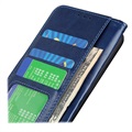Oppo Reno6 5G Lommebok-deksel med Magnetisk Lukning - Blå