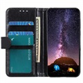 Samsung Galaxy A32 5G/M32 5G Lommebok-deksel med Magnetisk Lukning - Svart