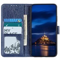 Samsung Galaxy A41 Lommebok-deksel med Magnetisk Lukning - Blå