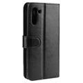 Samsung Galaxy Note10 Lommebok-deksel med Magnetisk Lukning - Svart