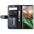 Samsung Galaxy Note10 Lommebok-deksel med Magnetisk Lukning - Svart