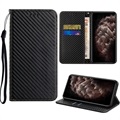 Samsung Galaxy S22 5G Lommebok-deksel - Carbon Fiber