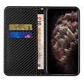 Samsung Galaxy S22 5G Lommebok-Deksel - Karbonfiber – Svart