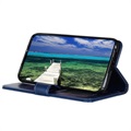 Samsung Galaxy S22 5G Lommebok-deksel med Stativ - Blå