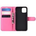 iPhone 11 Lommebok-deksel med Magnetisk Lukning - Varm Rosa