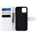 iPhone 11 Lommebok-deksel med Magnetisk Lukning - Hvit