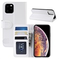 iPhone 11 Pro Max Lommebok-deksel med Magnetisk Lukning - Hvit