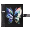 Samsung Galaxy Z Fold4 Lommebok-deksel med Kortlomme - Svart