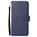 Samsung Galaxy S10+ Lommebok-deksel med Stativ - Mørkeblå