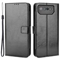 Asus ROG Phone 6/6 Pro Lommebok-deksel med Magnetisk Lukning - Svart