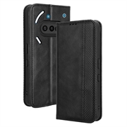 Nothing Phone (3a) Lommebok-deksel med Magnetisk Lukning - svart