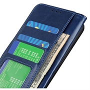 OnePlus 13 Lommebok-deksel med Magnetisk Lukning - Blå