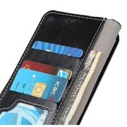 Samsung Galaxy S25 Ultra Lommebok-deksel med Magnetisk Lukning - svart