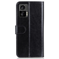 Motorola Edge 30 Neo Lommebok-deksel med Magnetisk Lukning - Svart