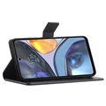 Motorola Moto G22 Lommebok-deksel med Magnetisk Lukning - Svart