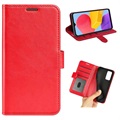 Samsung Galaxy M13 Lommebok-deksel med Magnetisk Lukning - Rød