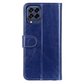 Samsung Galaxy M53 Lommebok-deksel med Magnetisk Lukning - Blå